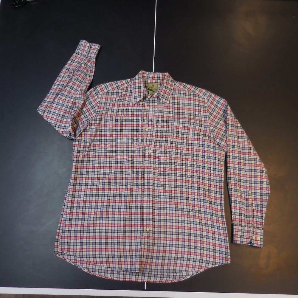 Beretta long sleeve button down casual shirt, XL